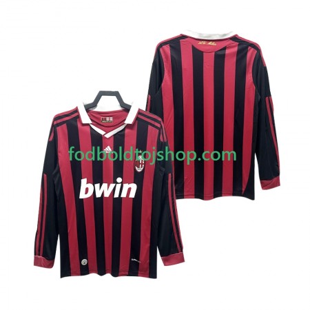AC Milan 2009 2010 Retro Hjemme trøje L/S